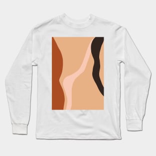 Abstract Earth Tones 3.5 Long Sleeve T-Shirt